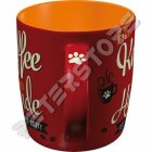 Retró Bögre - Kávéra és kutyákra mindig van idő