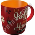 Retró Bögre - Kávéra és kutyákra mindig van idő