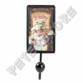 Fém Fali Akasztó, Fogas - Pék