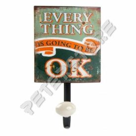 Fém Fali Akasztó, Fogas - Minden rendben lesz