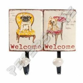 Fém Fali Akasztó, Fogas - Welcome