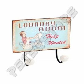 Fém Fali Akasztó, Fogas - Mosószoba