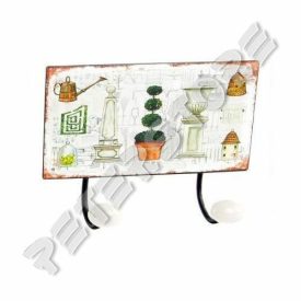 Fém Fali Akasztó, Fogas - Kert