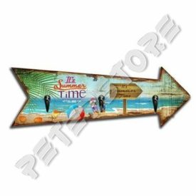 Fa Fali Akasztó, Fogas - Fém Fali Akasztó, Fogas - Summer - Nyár