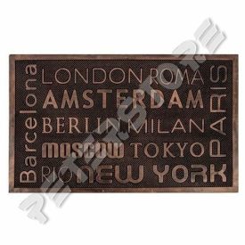 Gumi Lábtörlő - London, Párizs, New York