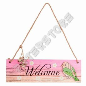 Fa Ajtódísz, Üdvözlő tábla - Welcome