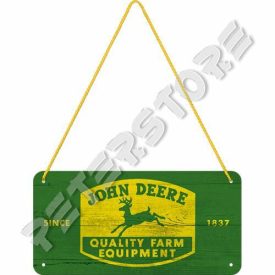 Retró Fém Tábla - John Deere Dombornyomott