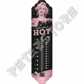   Retró Fém Hőmérő - Marilyn Monroe - Van, aki forrón szereti