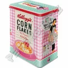 Retró Fémdoboz - Kellogg's Dombornyomott