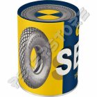 Retró Fém Persely - Goodyear Service, Gumi szerviz