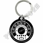 Retró Fém Kulcstartó - Kilóméteróra