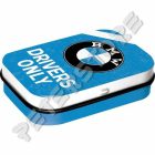 Retró Cukorkás Fémdoboz - BMW Drivers Only Dombornyomott