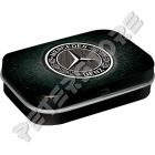 Retró Cukorkás Fémdoboz - Mercedes-Benz Dombornyomott