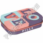 Retró Cukorkás Fémdoboz - Love, Szeretlek Dombornyomott