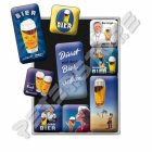 Hűtőmágnes szett - Bier, Sör