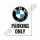 Fém Hűtőmágnes - BMW Parkoló
