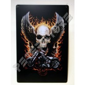 Retró Fém Tábla - Chopper, Motor