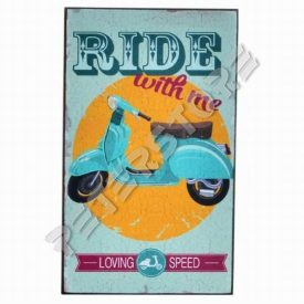 Fa falikép -  Robogó, Motor