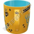 Retró Bögre - Mindig van idő Kávéra és Kutyára