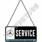 Retró Fém Tábla - Mercedes-Benz Service, Szerviz Dombornyomott