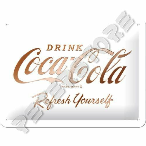 Retró Fém Tábla - Coca-Cola Dombornyomott