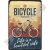 Retró Fém Tábla - Bicycle - Bicikli - Kerékpár Dombornyomott