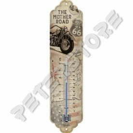 Retró Fém Hőmérő - U.S. Route 66