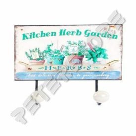 Fém Fali Akasztó, Fogas - Kert