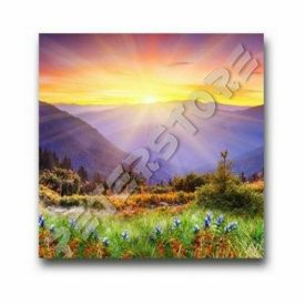 Falikép feszített keret nélküli - Naplemente