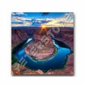 Falikép feszített keret nélküli - Naplemente