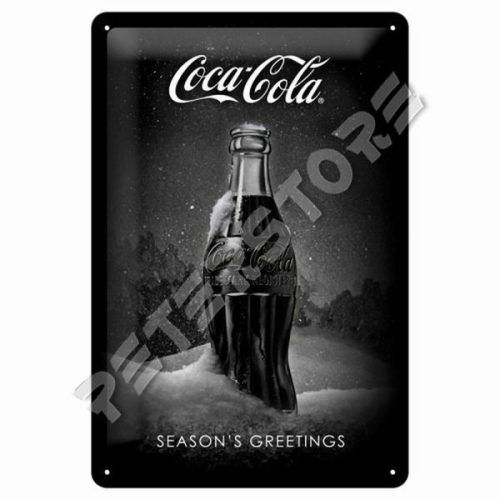 Retró Fém Tábla - Coca-Cola Palack Winter Edition Dombornyomott