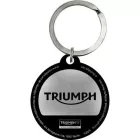 Retró Fém Kulcstartó - Triumph