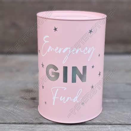 Fém Persely - Sürgősségi Gin Alap