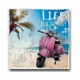 Falikép feszített keret nélküli - Naplemente