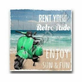 Falikép feszített keret nélküli - Naplemente