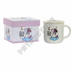 Bögre - Unikornis, Egyszarvú Díszdobozban