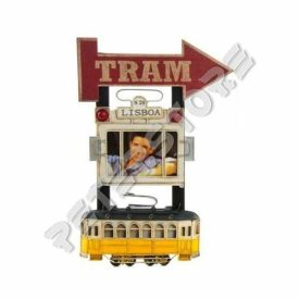 Fém modell, makett, fali dísz - Villamos