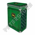 Retró Fémdoboz Csatos, Aromazárós - John Deere Dombornyomott