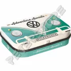 Retró Cukorkás Fémdoboz - Volkswagen VW T1 Busz Dombornyomott
