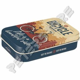   Retró Cukorkás Fémdoboz XL - Bicycle - Bicikli - Kerékpár Dombornyomott