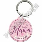 Retró Fém Kulcstartó - Mama Hotel, Anya Hotel