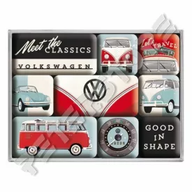 Hűtőmágnes szett - Volkswagen VW T1 Busz