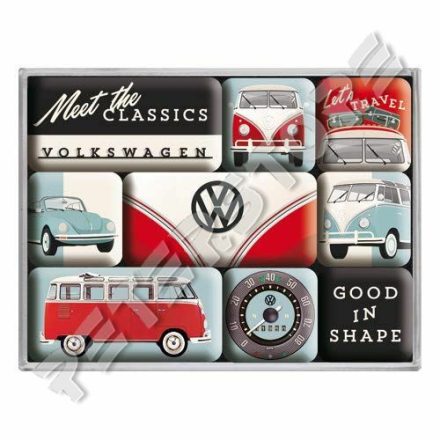 Hűtőmágnes szett - Volkswagen VW T1 Busz