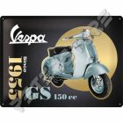 Retró Fém Tábla - Vespa GS 150cc Dombornyomott
