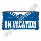 Retró Fém Tábla - Pan Am - Nyaralunk Dombornyomott