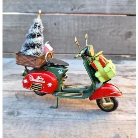 Fém modell, makett - Robogó, Motor Karácsonyi