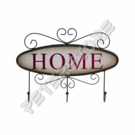 Fali Akasztó, Fogas - Home  Méret: 28 cm széles, 40 cm magas