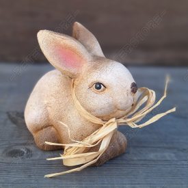 Kerámia Nyúl, Nyuszi Figura    Méret: 11 cm széles, 10 cm magas, 7 cm mély