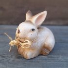 Kerámia Nyúl, Nyuszi Figura    Méret: 11 cm széles, 10 cm magas, 7 cm mély