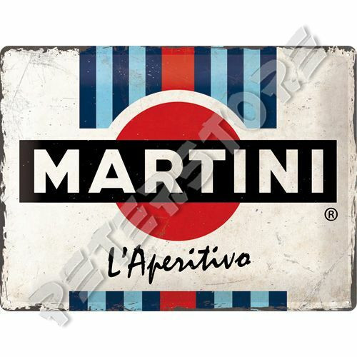 Retró Fém Tábla - Martini Dombornyomott Méretek: 30 x 40 cm